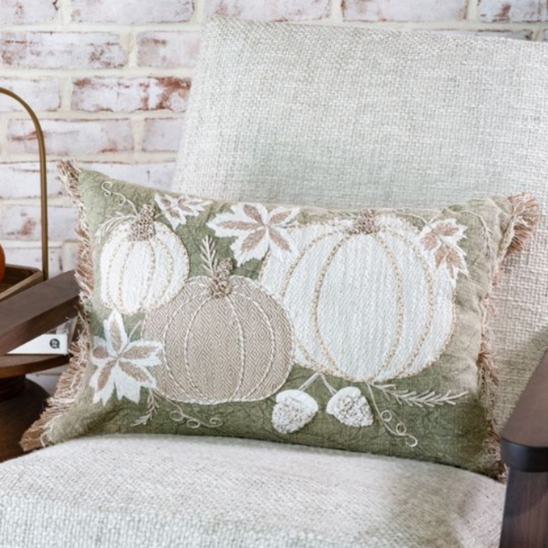 Autumn Pumpkins Pillow