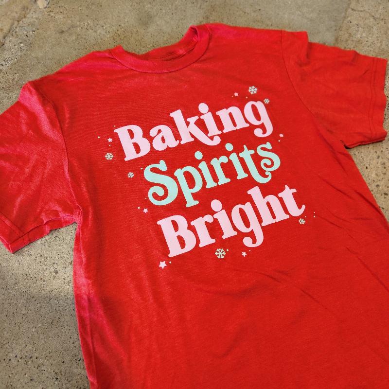 Baking spirits bright youth tee