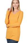 Basic V-Neck Long Sleeve