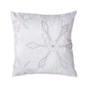 Beaded Snowflake Pillow