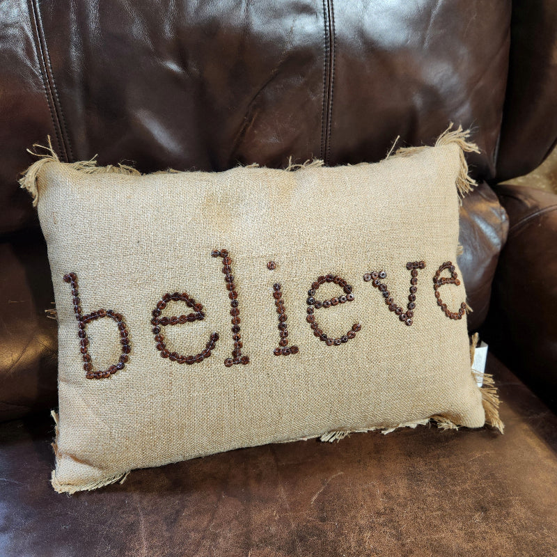 Burlap Pillow