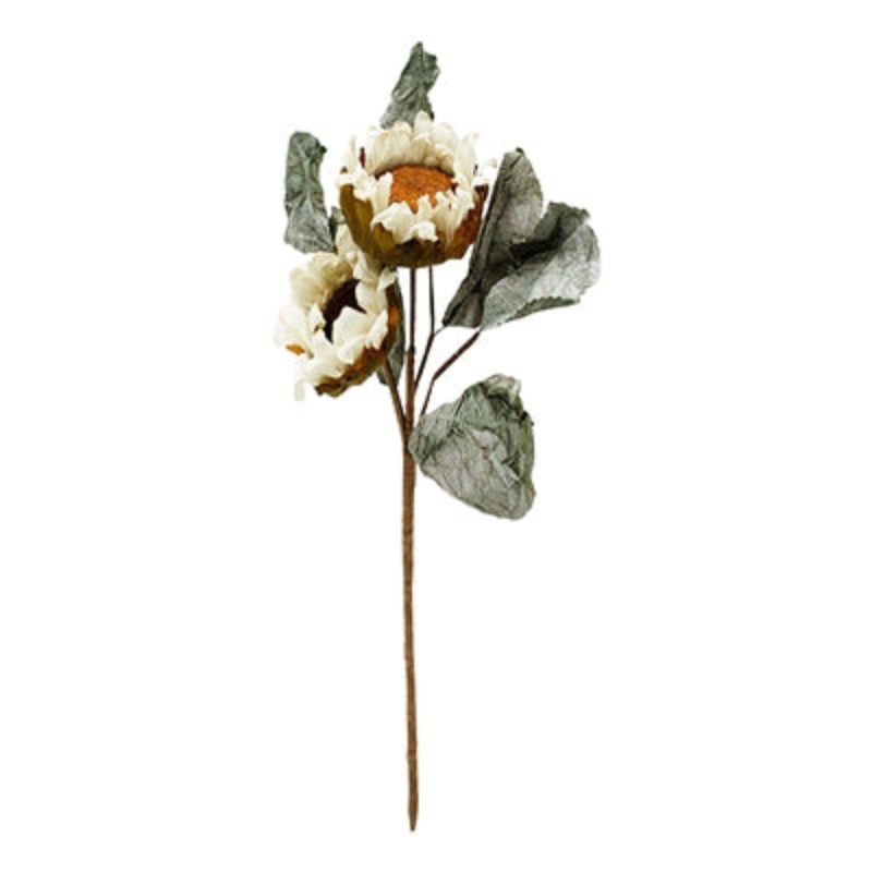 Big White Sunflower Pick