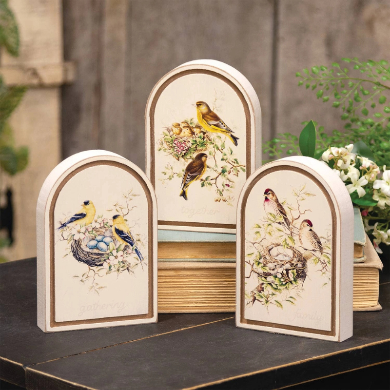 Bird Family Arch Block