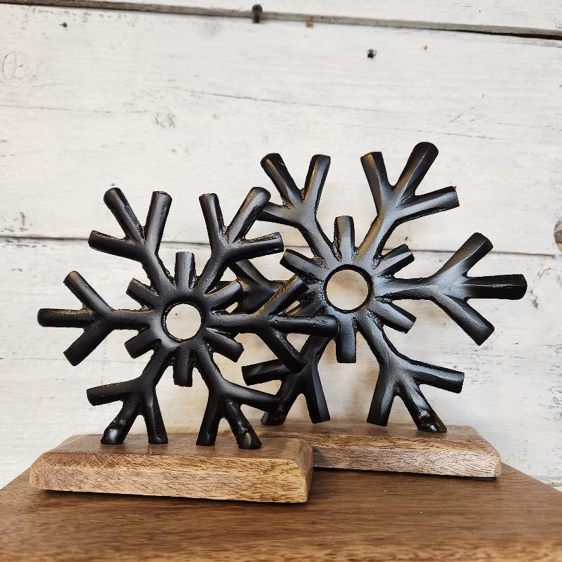 Black Iron Snowflake