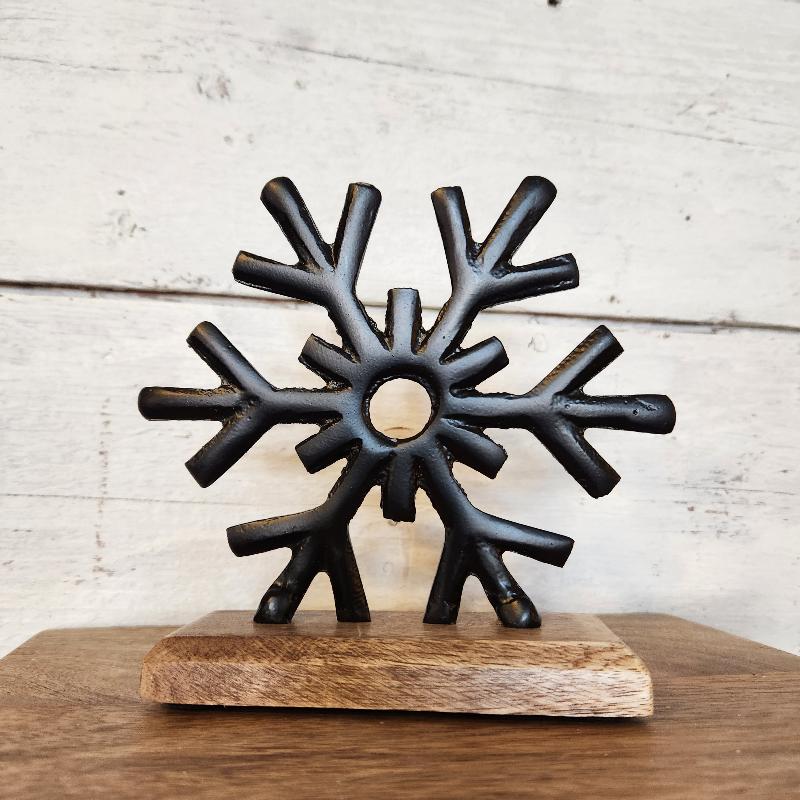 Black Iron Snowflake small