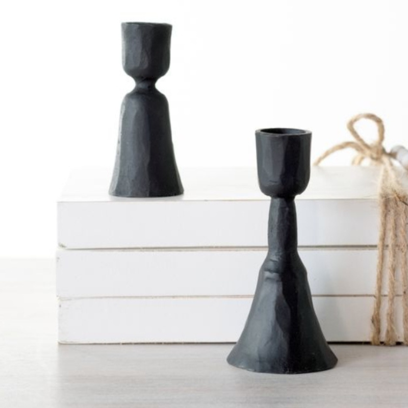 Black Taper Candle Stand