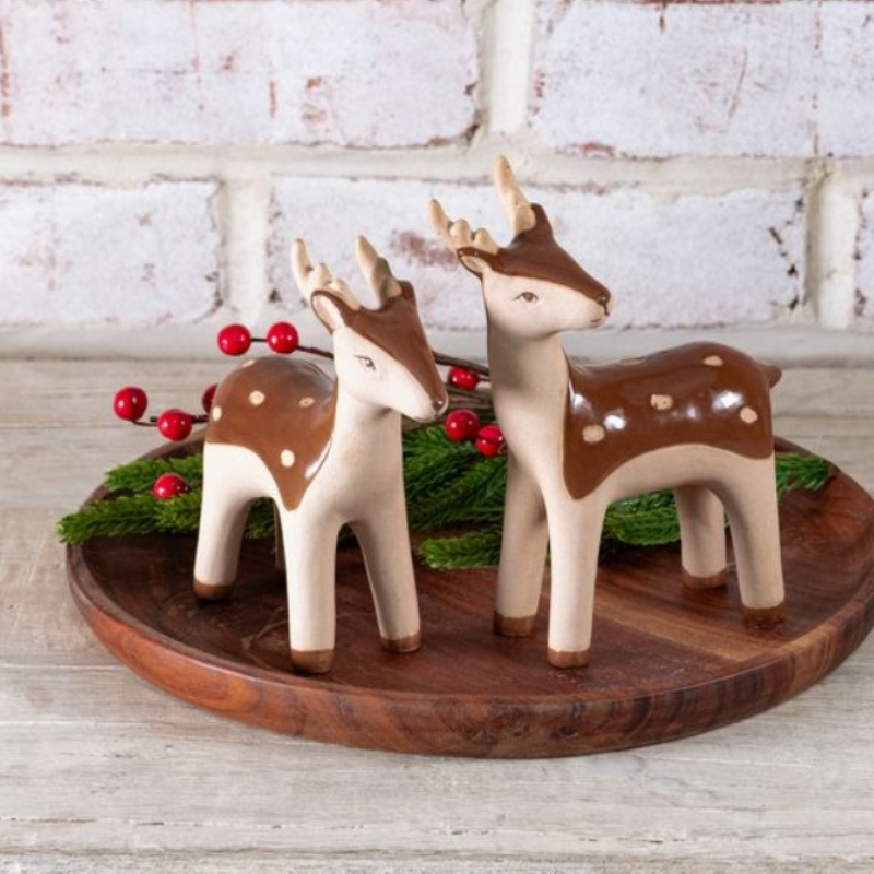 Brown Ceramic Deer