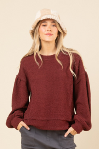 Burgundy Sweater