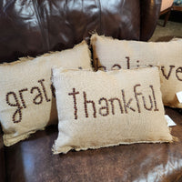 Burlap Pillow