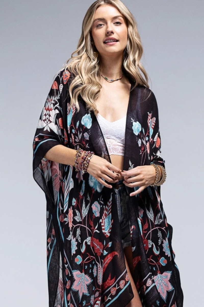 Camilla Floral Kimono