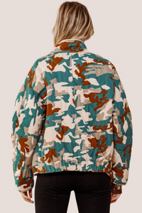 Camo Quilted Jacket