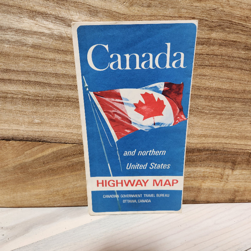 Vintage Road Map
