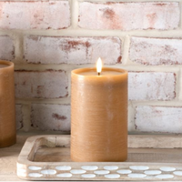 Caramel LED Pillar Candle