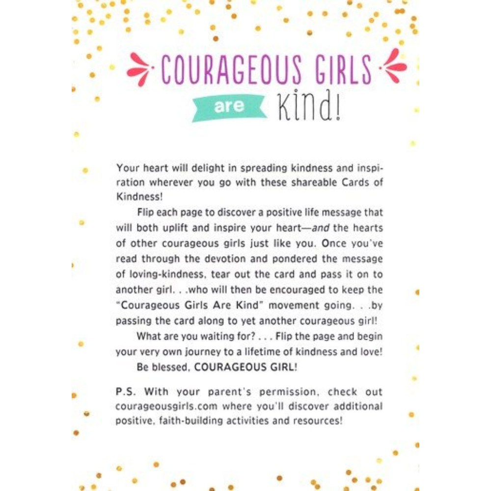 Cards of Kindness for Courageous Girls