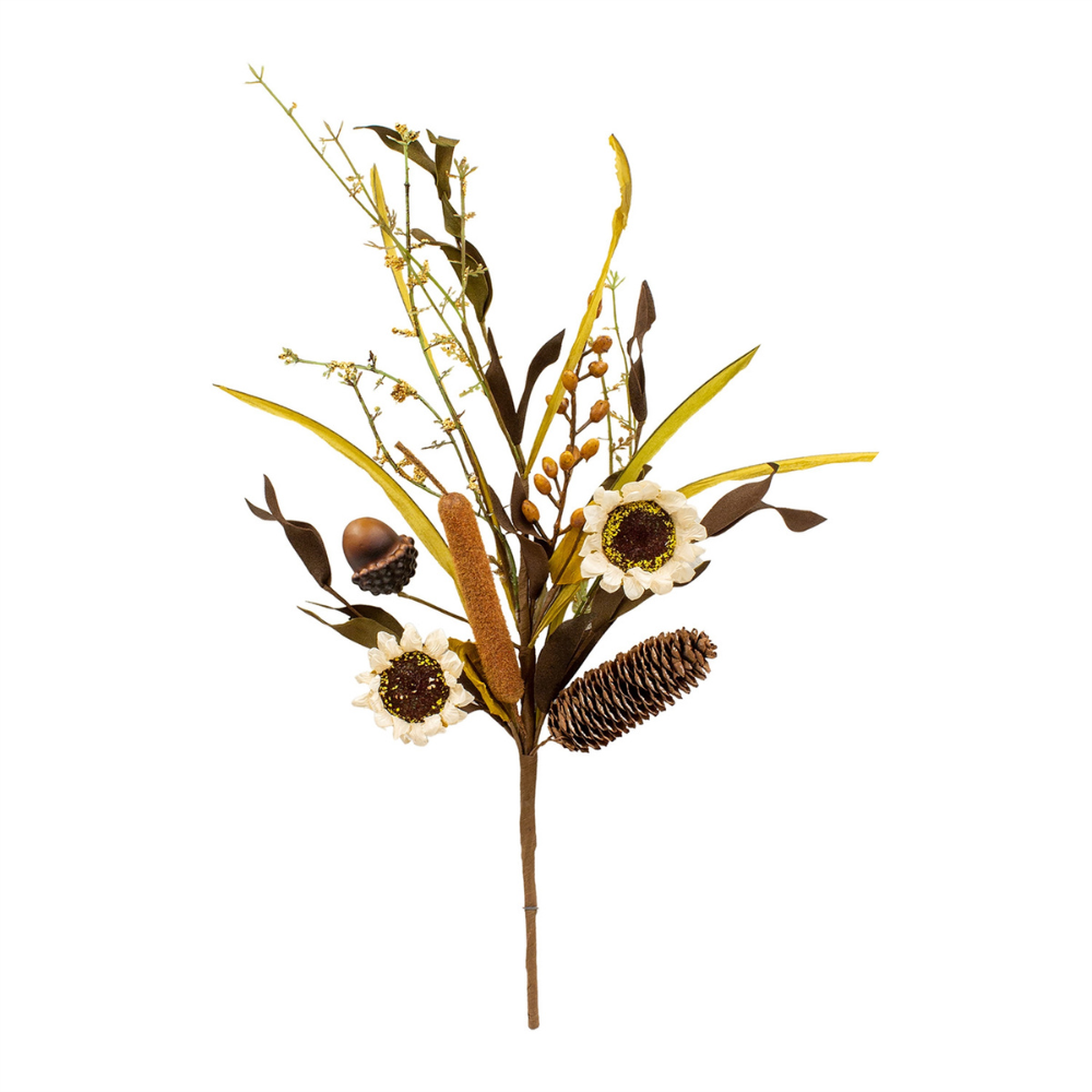 Cattail Sunflower Pick