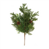 Artificial Cedar & Pinecone