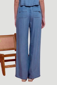 Chambray Drawstring Pant