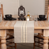 Charcoal Stripe Table Runner