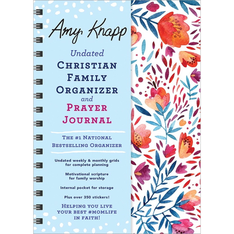 Undated Christian Family Organizer & Prayer Journal