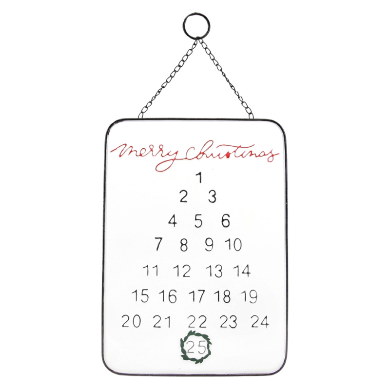 Christmas Calendar Sign