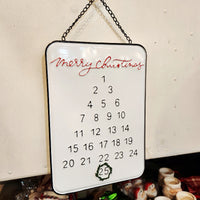 Christmas Calendar Sign