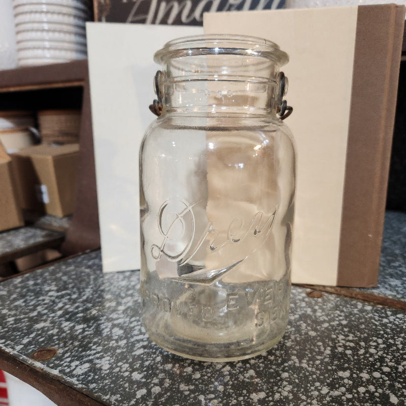 Clear Glass Mason Jar