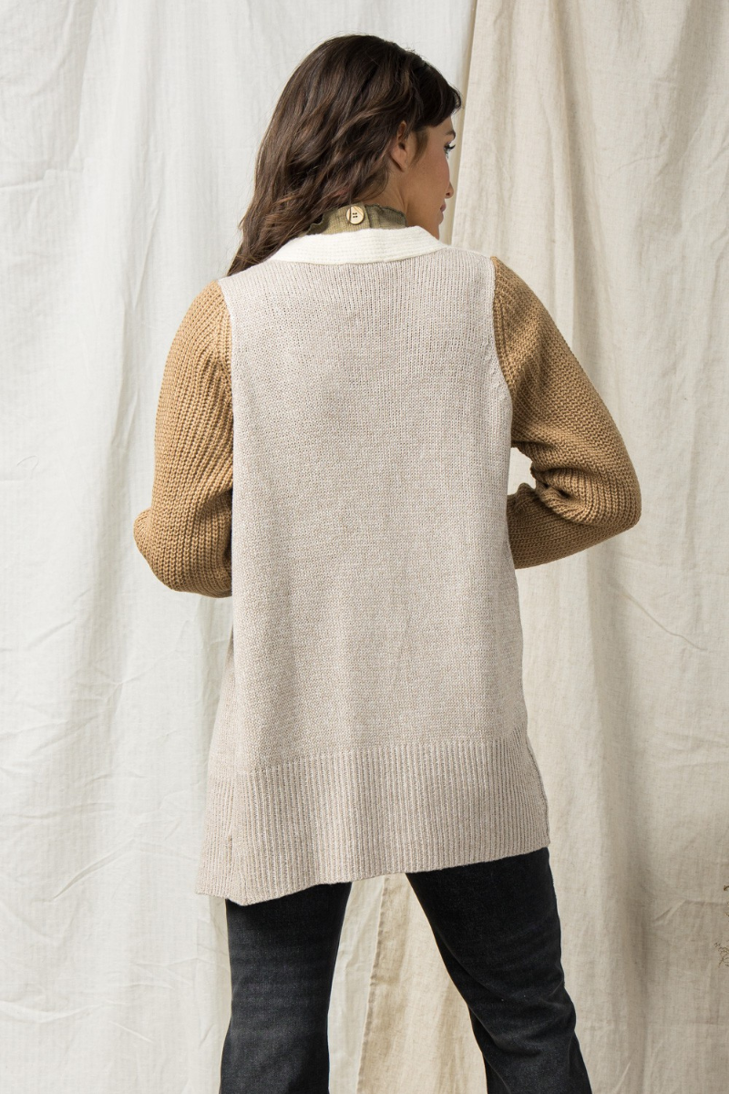 Colorblock Cardigan