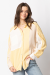 Colorblock Button Shirt