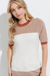 Colorblock Short Sleeve Top