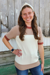 Colorblock Short Sleeve Top
