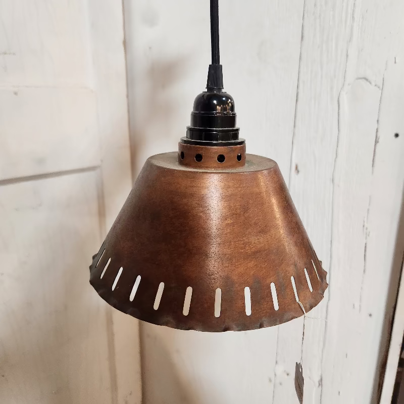 Copper Dome Pendant Light