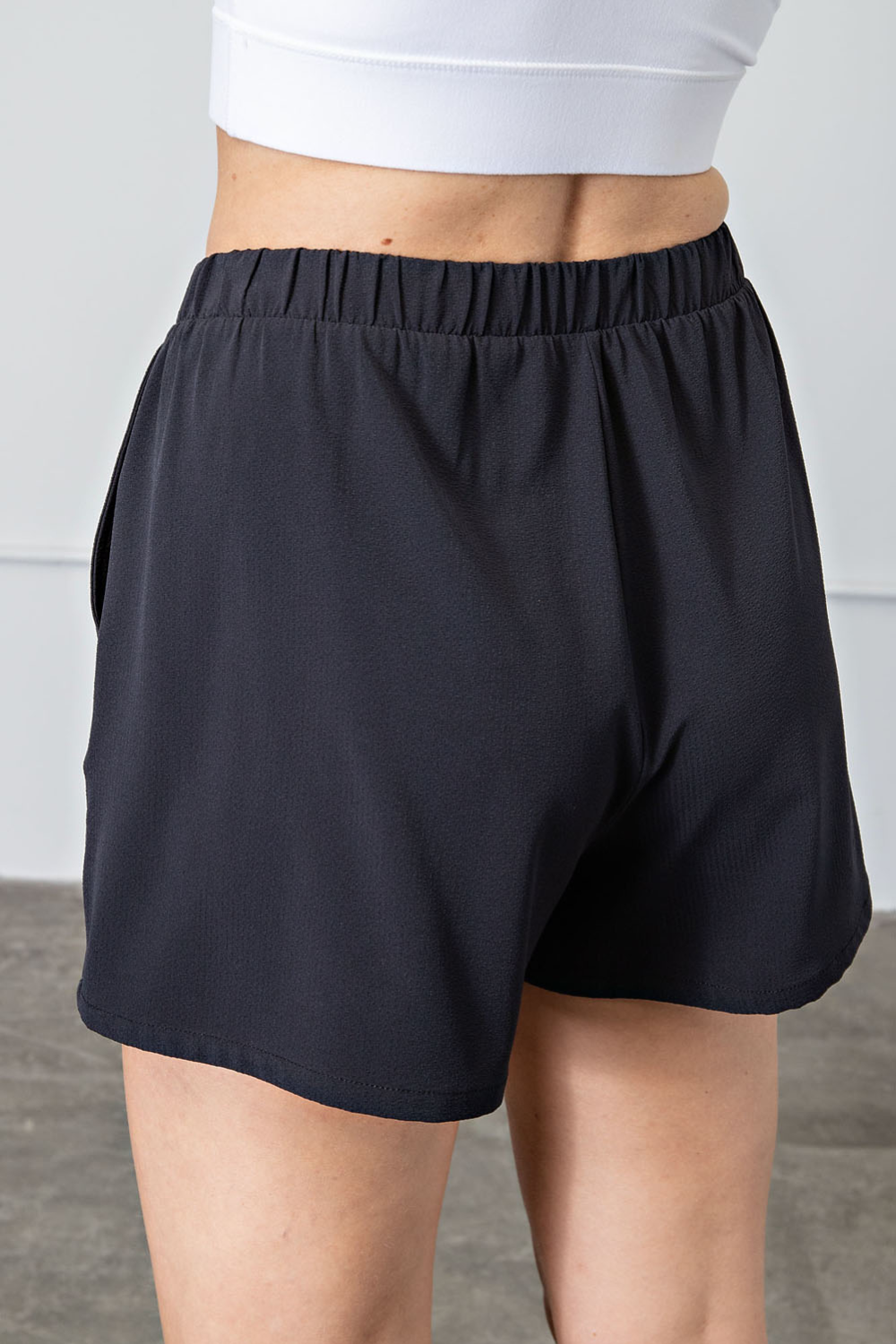 Crinkle Woven Shorts