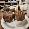 Dark Wood Pumpkin