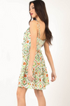 Deep V-Neck Mini Dress