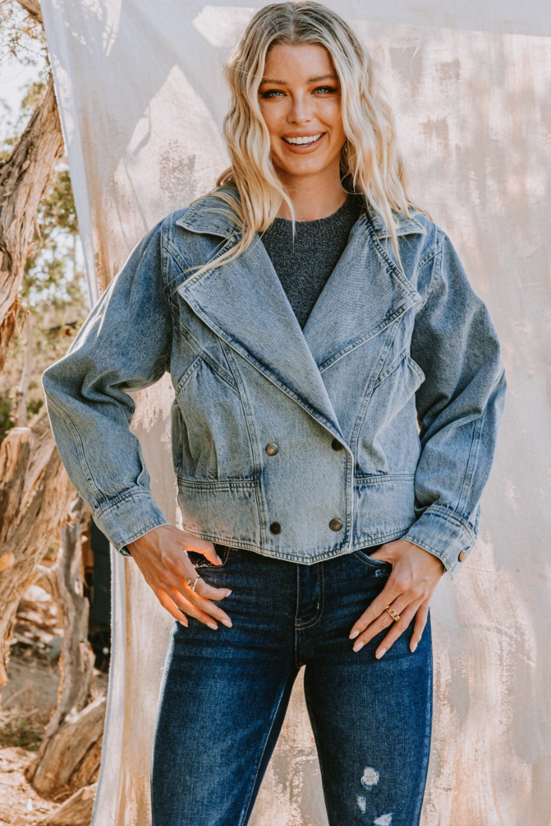 Denim Moto Jacket