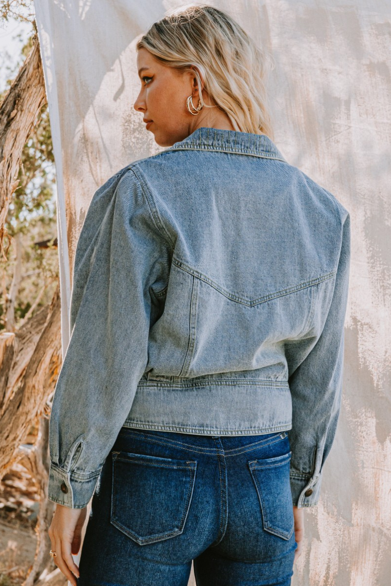 Denim Moto Jacket