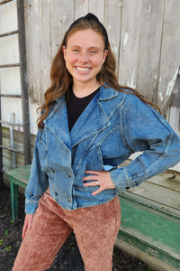 Denim Moto Jacket