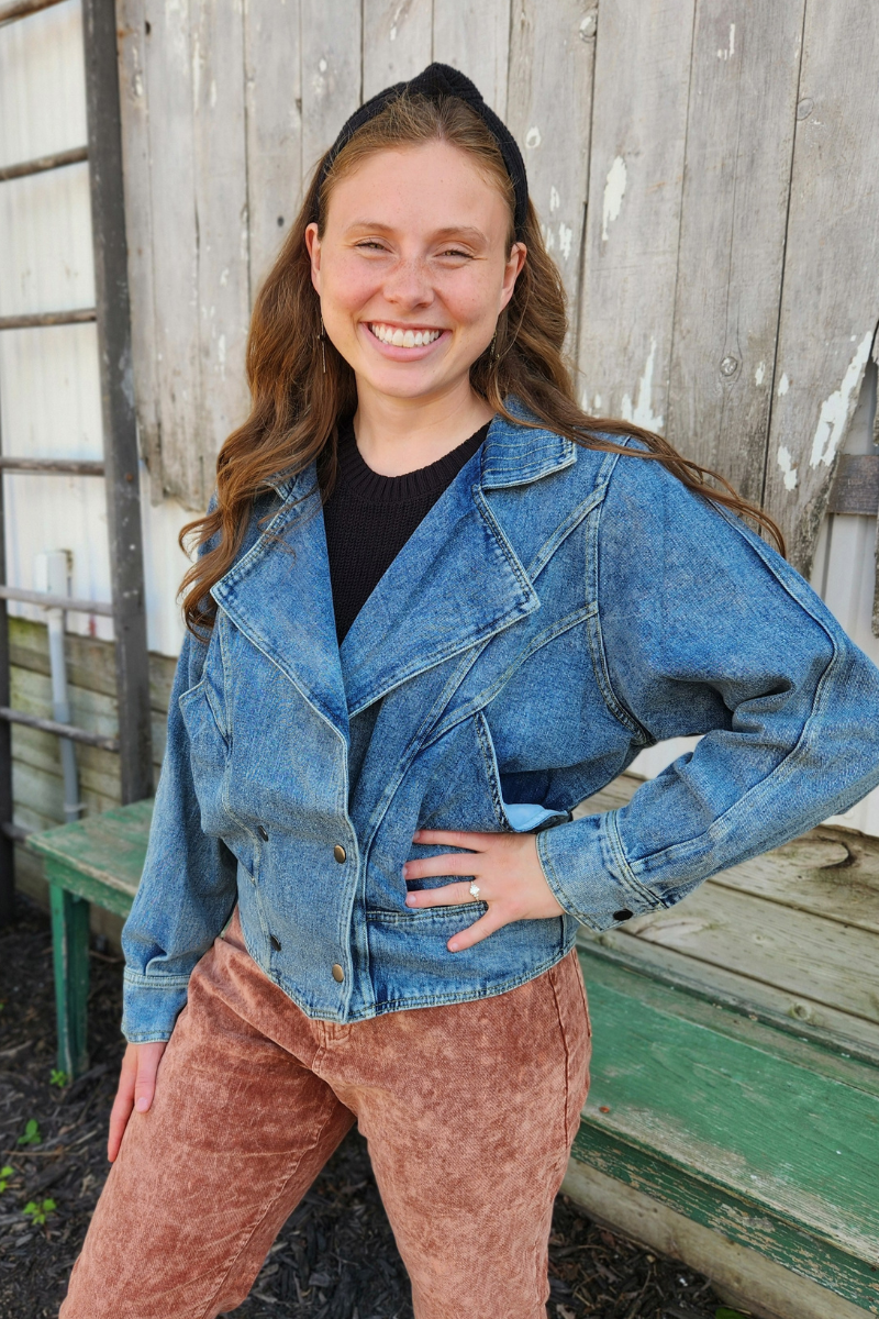 Denim Moto Jacket