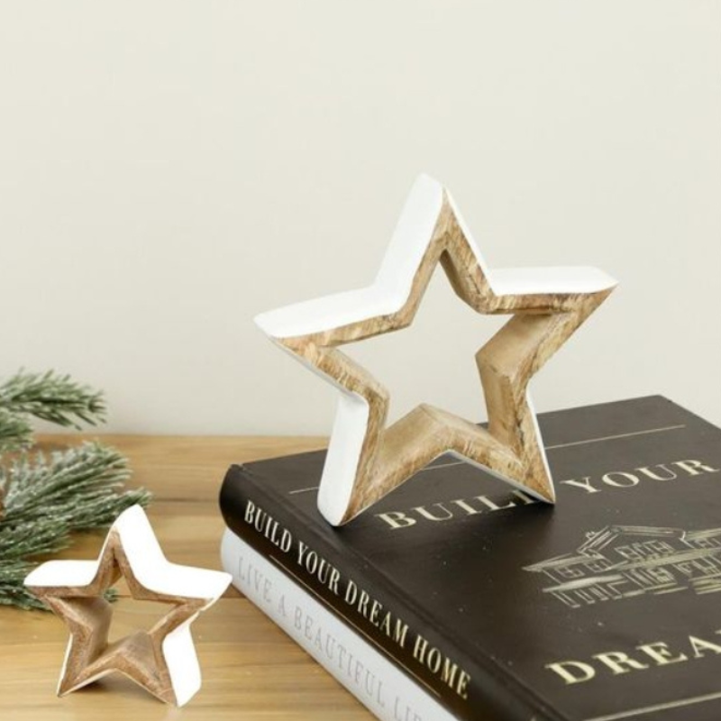 White Enamel Star