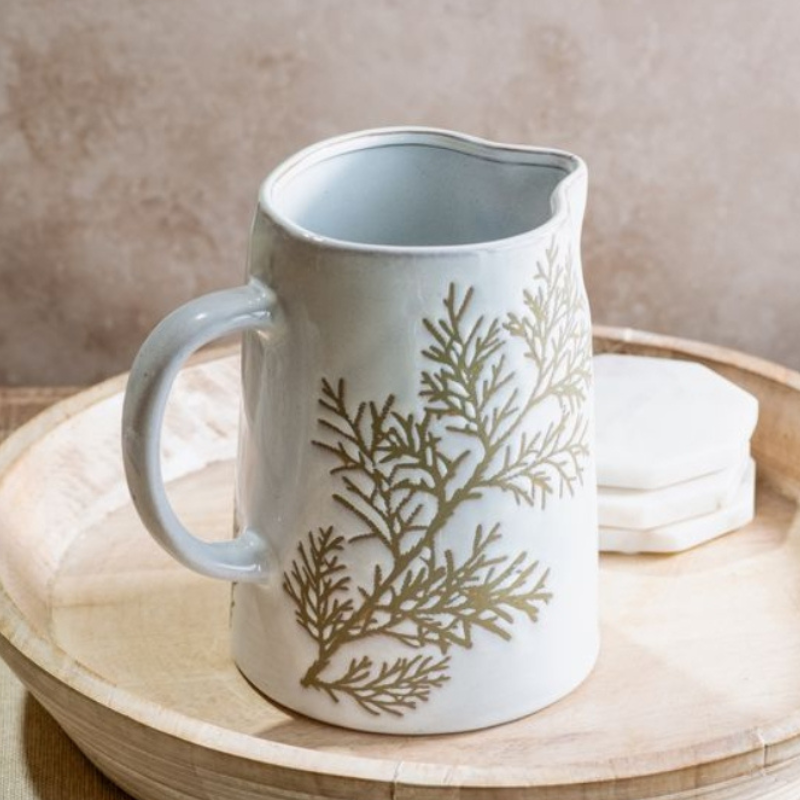 Evergreen Branch Pitcher
