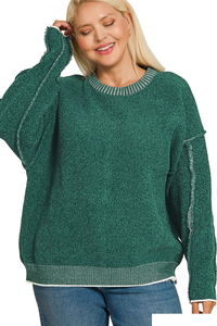 Exposed Seam Sweater