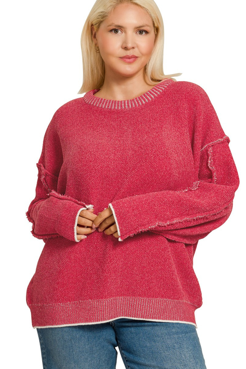 Exposed Seam Sweater