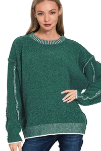 Exposed Seam Sweater