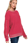 Exposed Seam Sweater