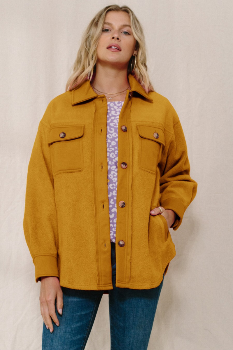 Fleece Shacket