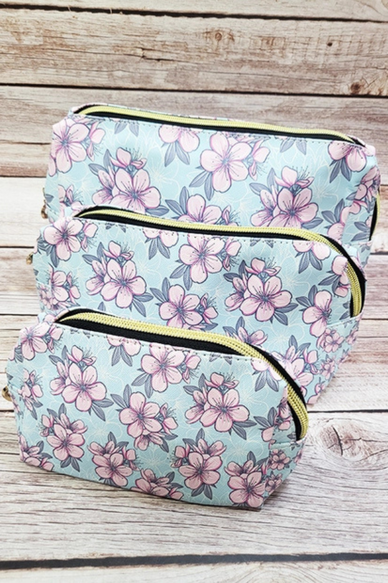 Floral Cosmetic Pouch