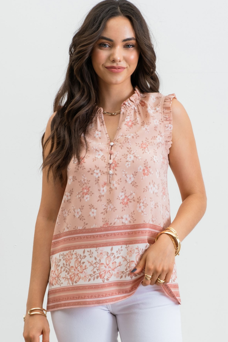 Floral Border Top