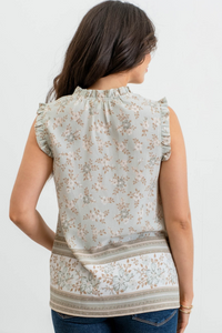Floral Border Top