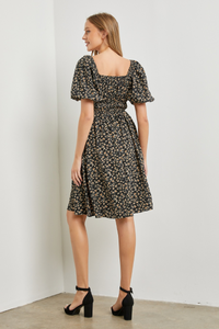 Floral Print Short Dress