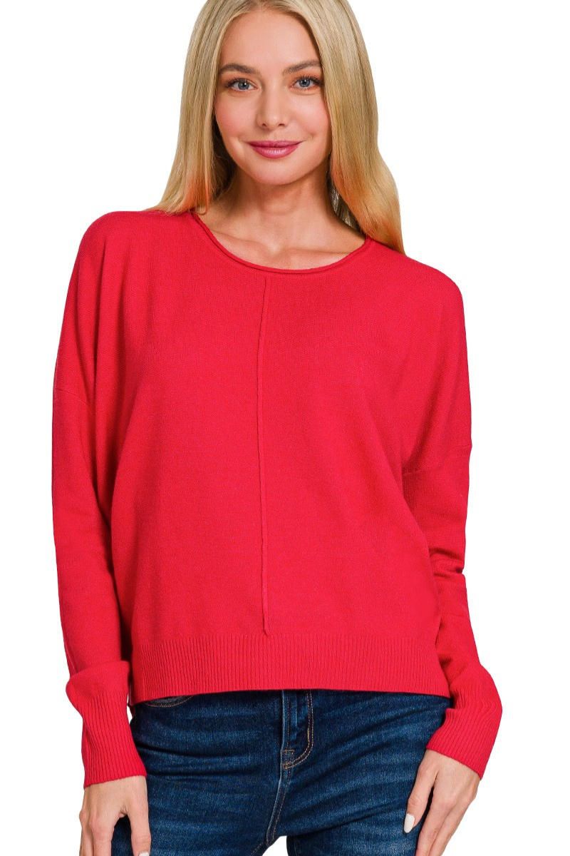 Front Seam Sweater